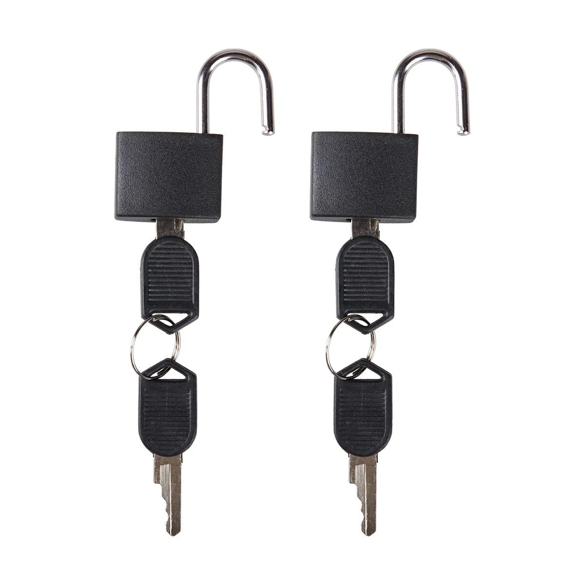2 2 Key Travel Locks - Black, 2 of 3
