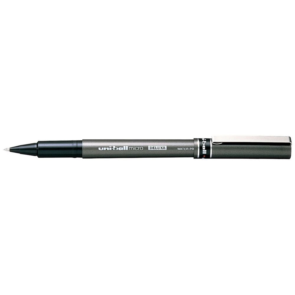 1 Uniball Deluxe Micro Rollerball Pen Black, 1 of 1