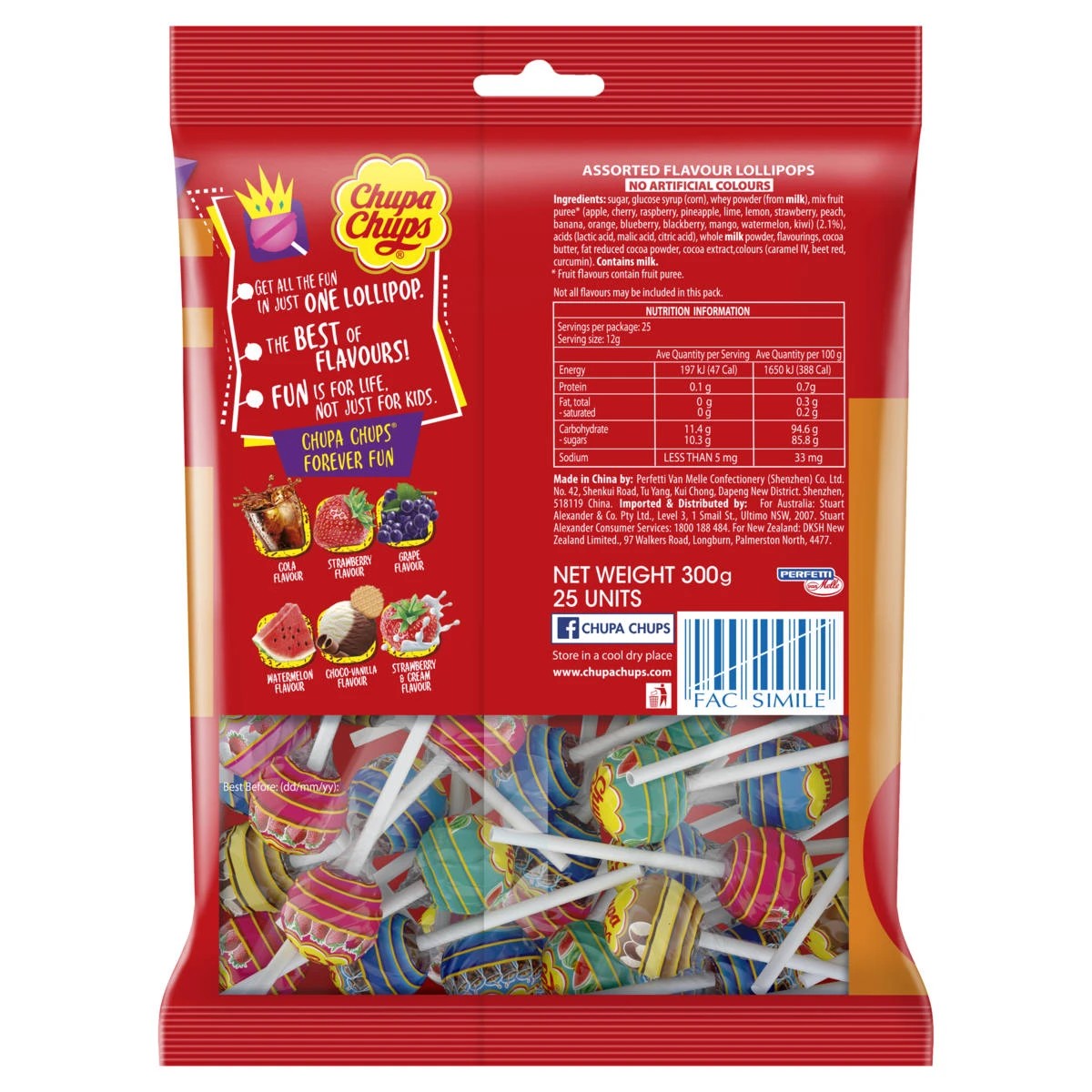 2 25 Pack Chupa Chups Lollipops 300g, 2 of 2