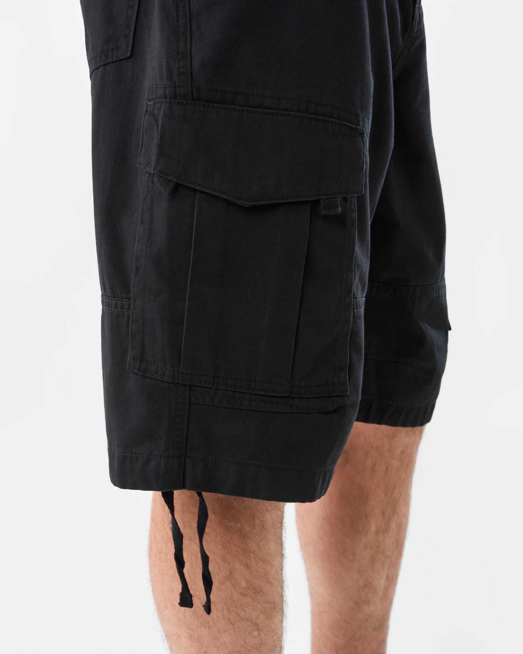 6 Baggy Cargo Shorts Black, 6 of 7