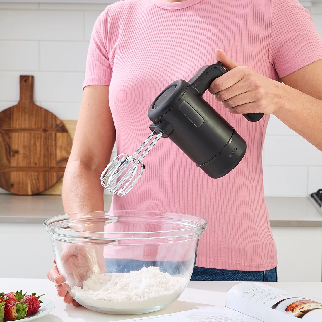 2 Portable USB Hand Mixer - Black, 2 of 9