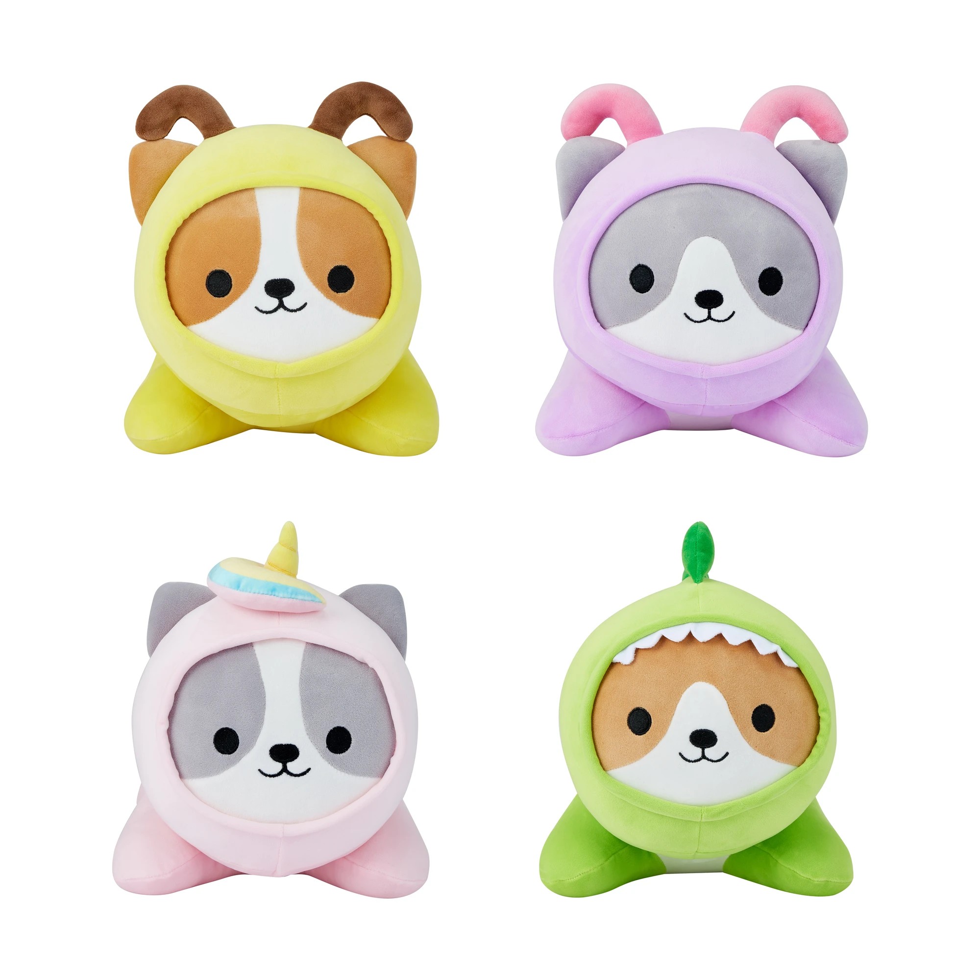 2 Hoodie Laying Plush Toy - Assorted, 2 of 7