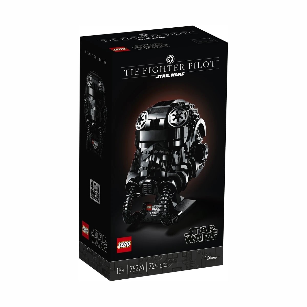 3 LEGO Star Wars TIE Fighter Pilot Helmet 75274, 3 of 7