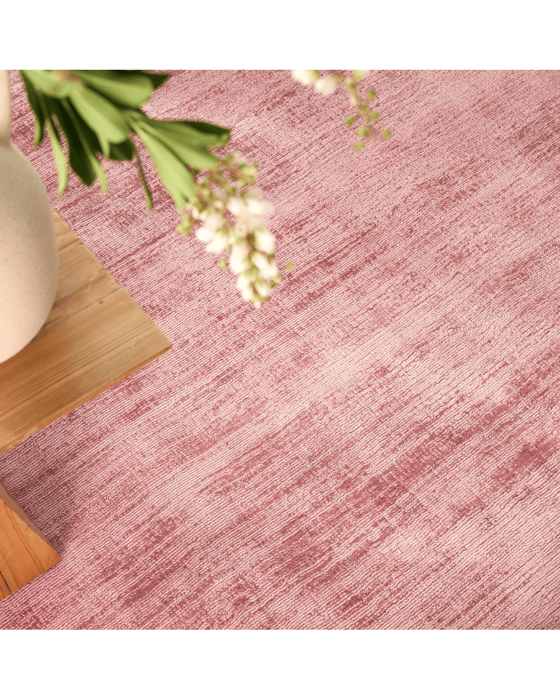 Common Ground Rugs Serene Blush 280x190cm - Large Hand Loomed Rug ...