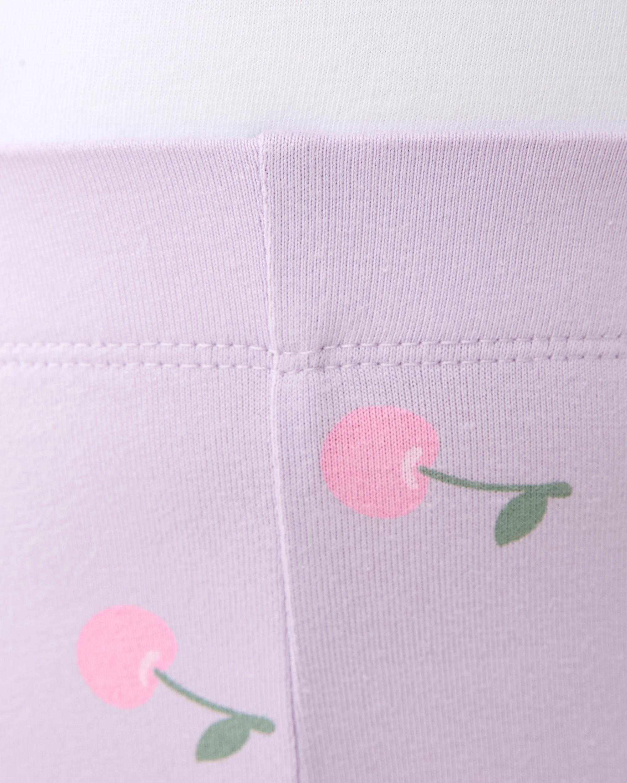 3 Printed Bike Shorts Pur Cherry, 3 of 6