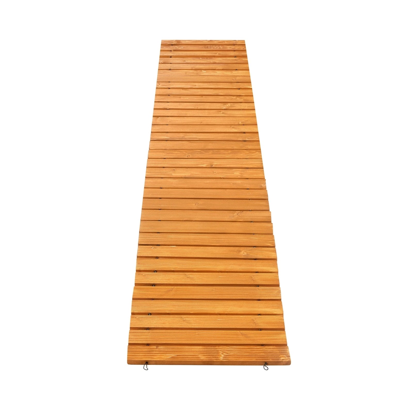 8 Livsip Garden Wooden Pathway 8ft Straight Roll-Out Wood Walkway Outdoor Backyard - Natural, 8 of 9