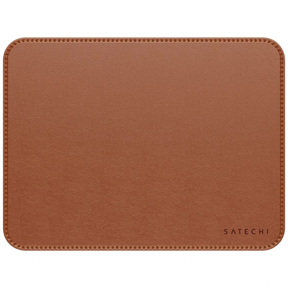 2 Satechi Vegan Leather Mouse Pad Brown, 2 of 5