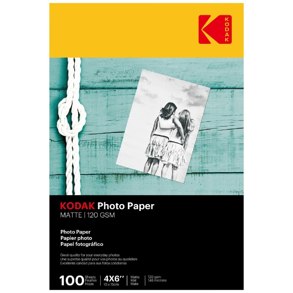 1 Kodak 6 x 4" Everyday Photo Paper Matte 120gsm 100PK, 1 of 1
