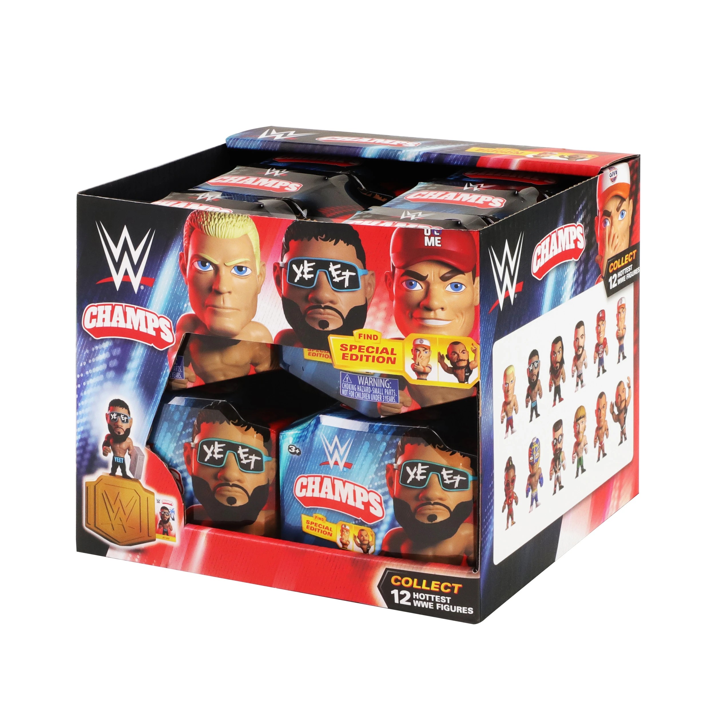 3 WWE Pop N Lock Champs - Assorted, 3 of 10