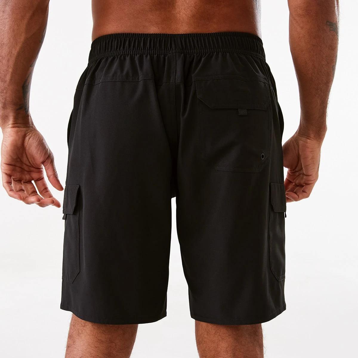 3 Stretch Cargo Boardshorts Black, 3 of 7