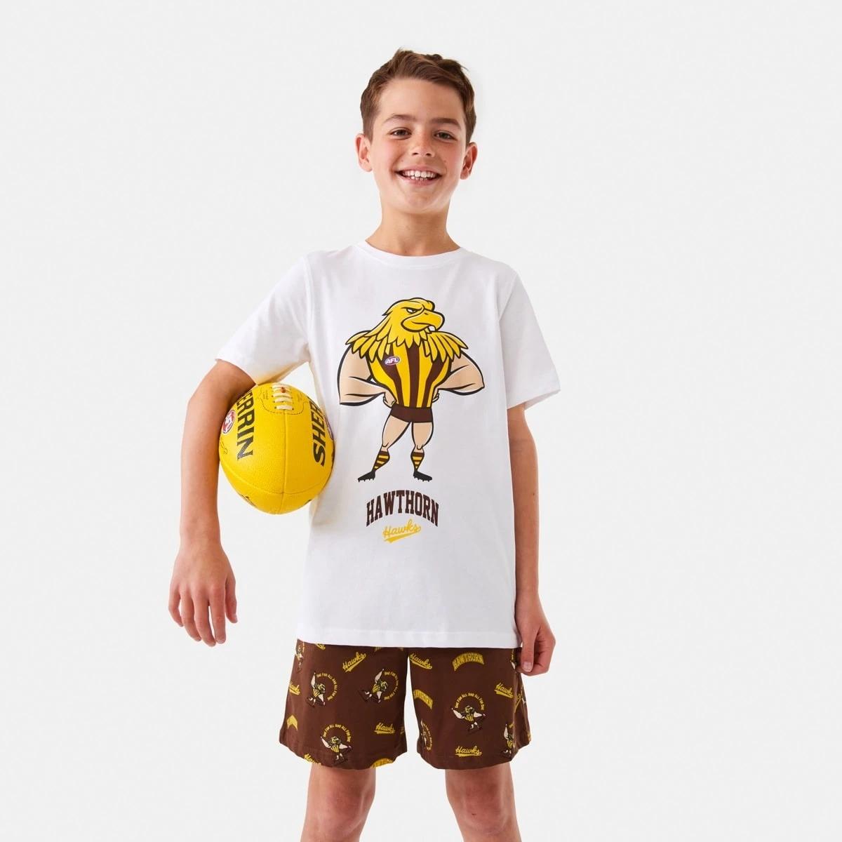 4 Active Kids AFL Pyjama Set Hawthorn, 4 of 10