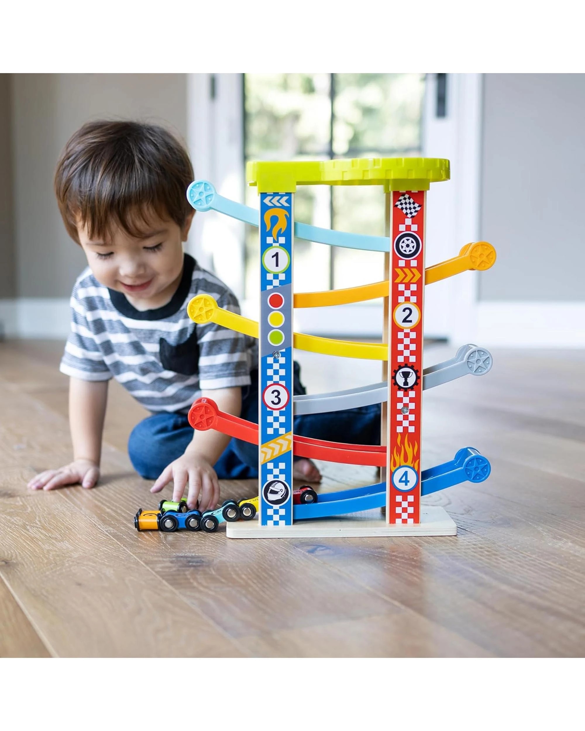 3 ZigZag Racetrack Fat Brain Toys, 3 of 5