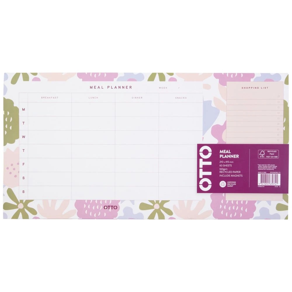 1 Otto Meals and Shopping List Planner Pad, 1 of 2