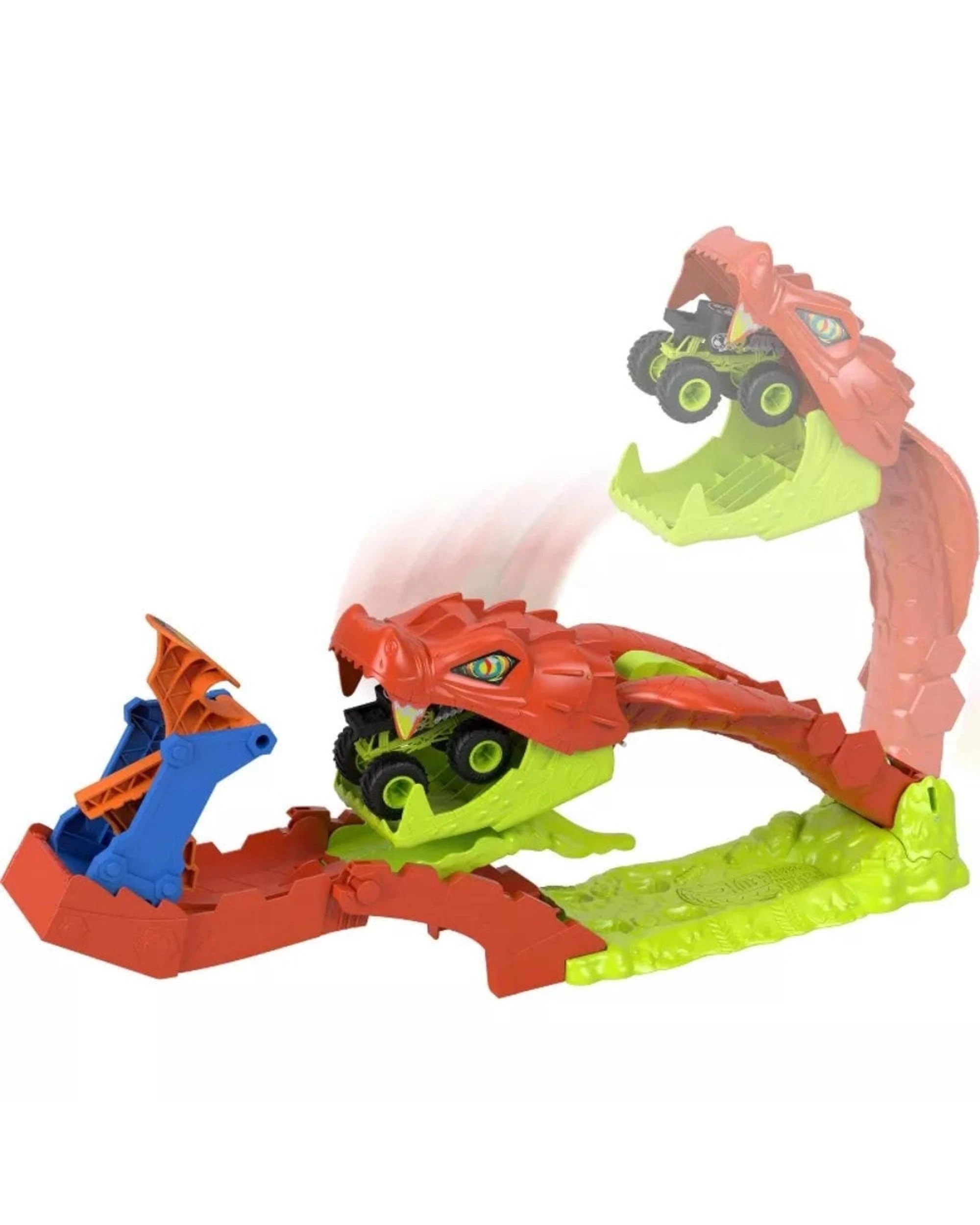 5 Hot Wheels Monster Trucks Snake Slam Takedown Playset, 5 of 6