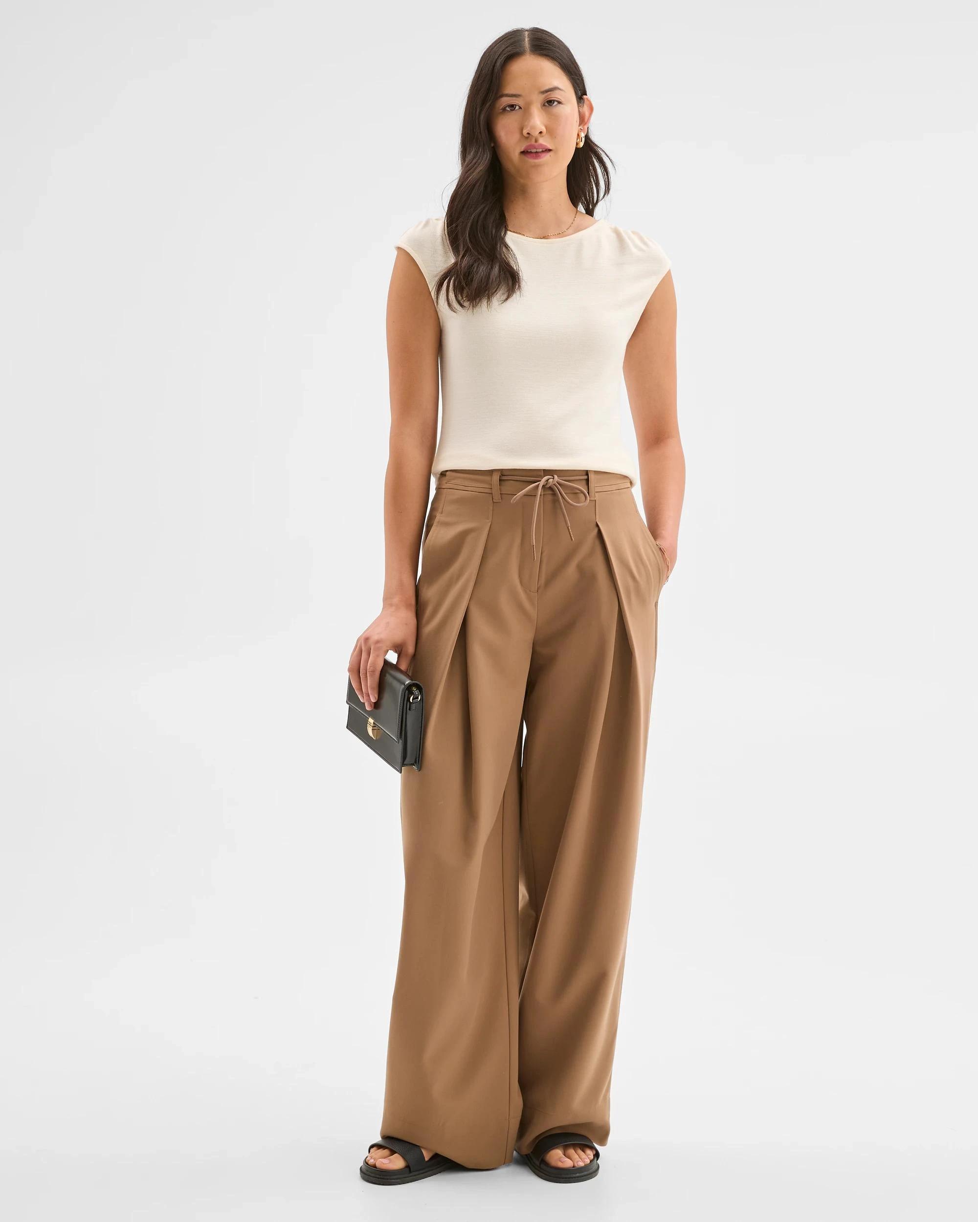 2 Preview Sleeveless Drape Tank Top VANILLA ICE, 2 of 7