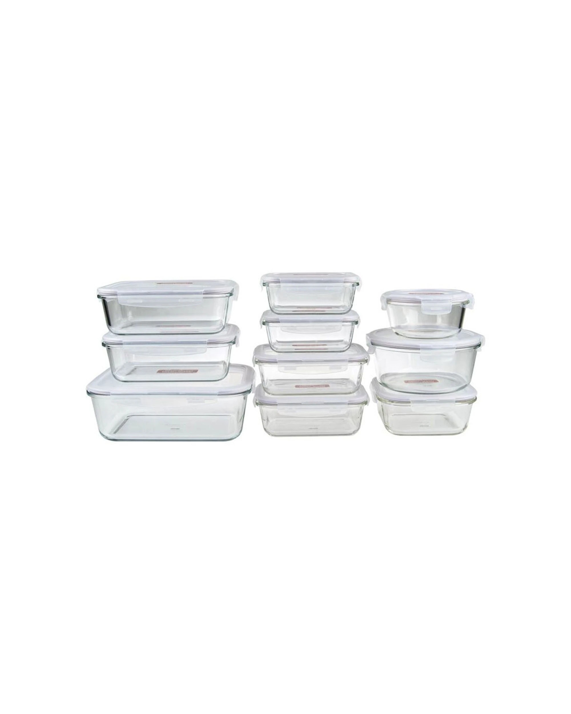 2 10pc Locknlock Oven Glass Gift Set Boroseal Heat Resistant Storage Containers
 - Clear, 2 of 7