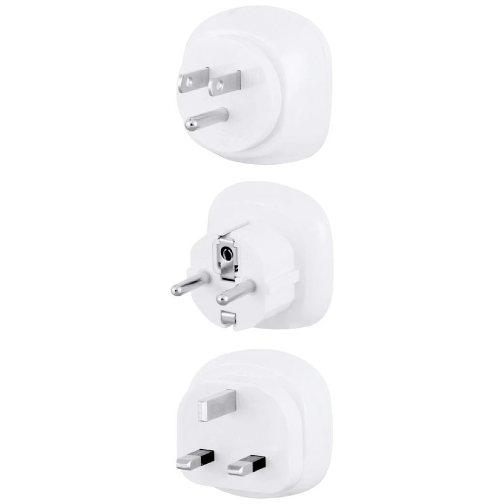2 J.Burrows Outbound Travel Adaptor USA/UK/EU 3 Pack, 2 of 3