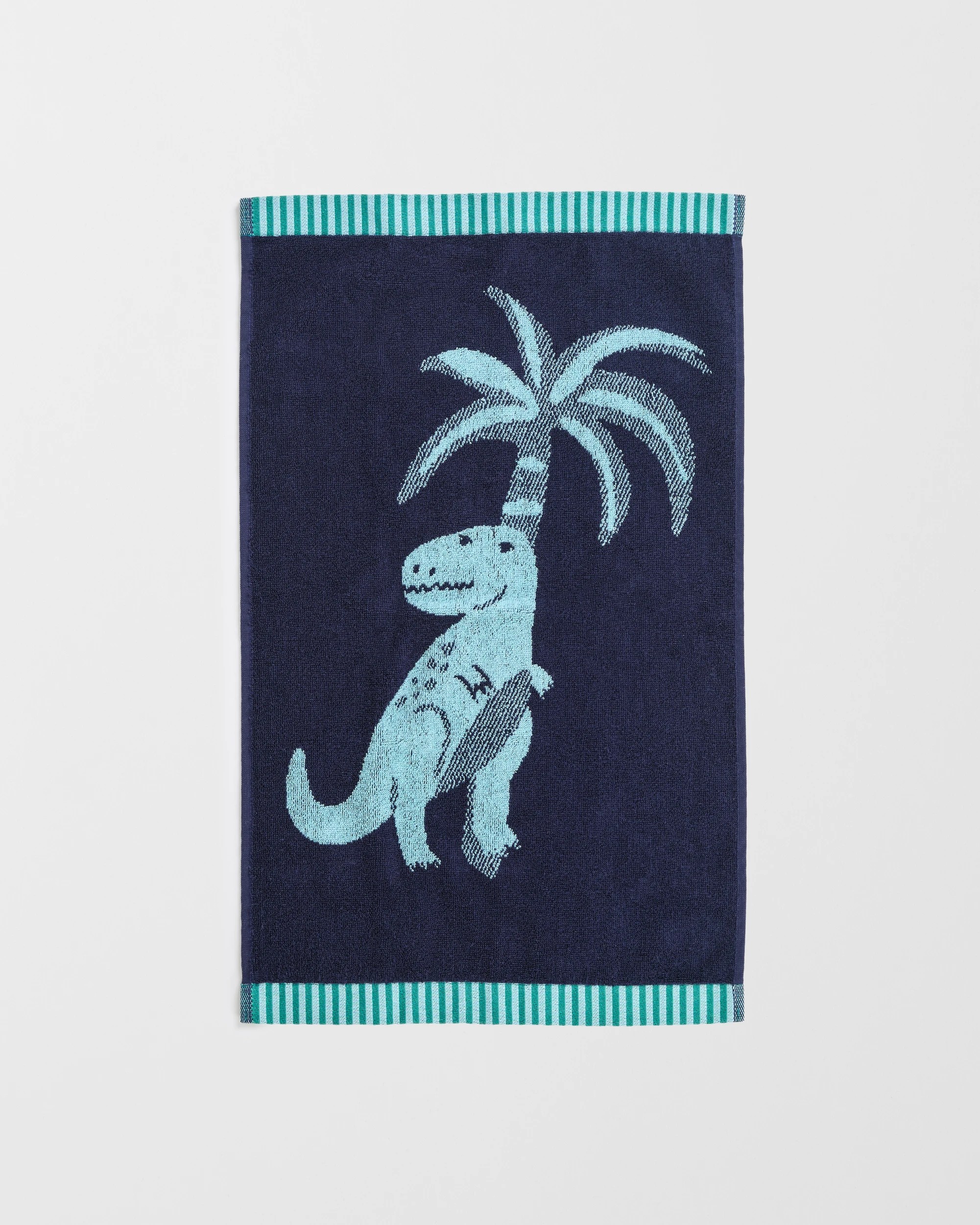3 Target Kids Dino Australian Cotton Hand Towel - Peacoat - Blue, 3 of 3