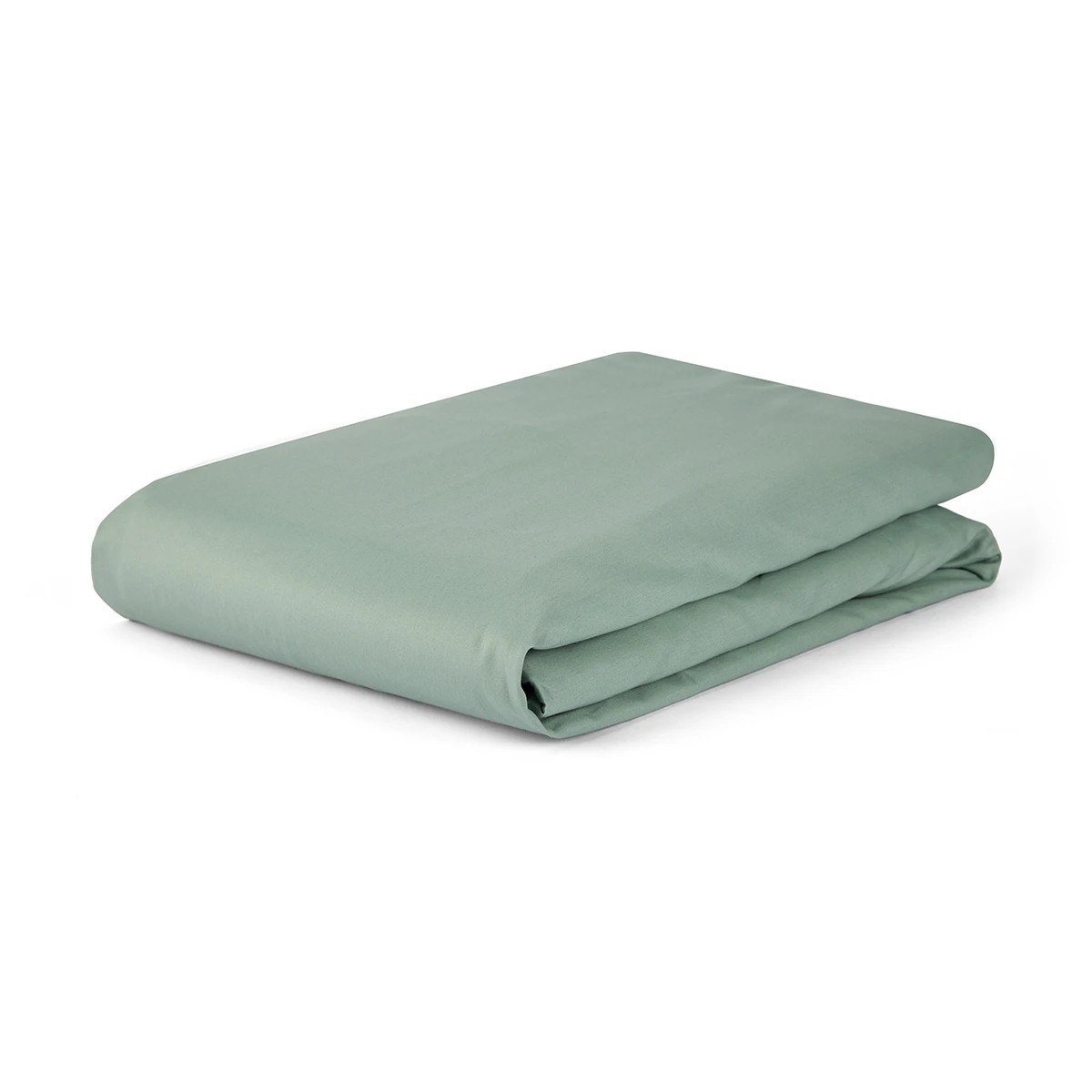 2 500 Thread Count Cotton Fitted Sheet - Queen Bed, Sage, 2 of 3