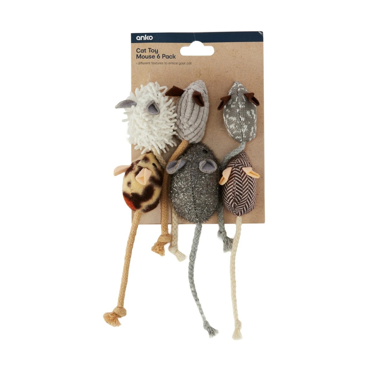 10 Cat Toy Mouse 6 Pack, 10 of 10