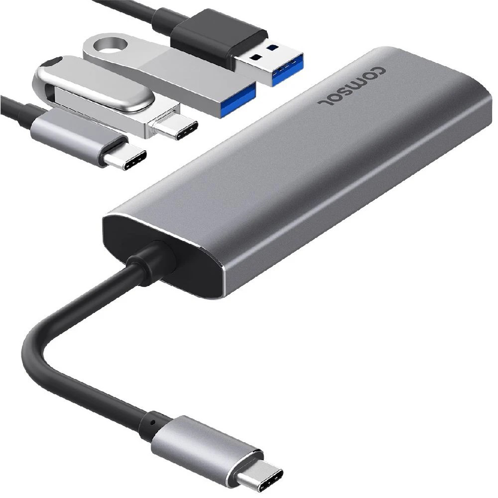 5 Comsol 10Gbps 4 Port USB-C Hub, 5 of 5