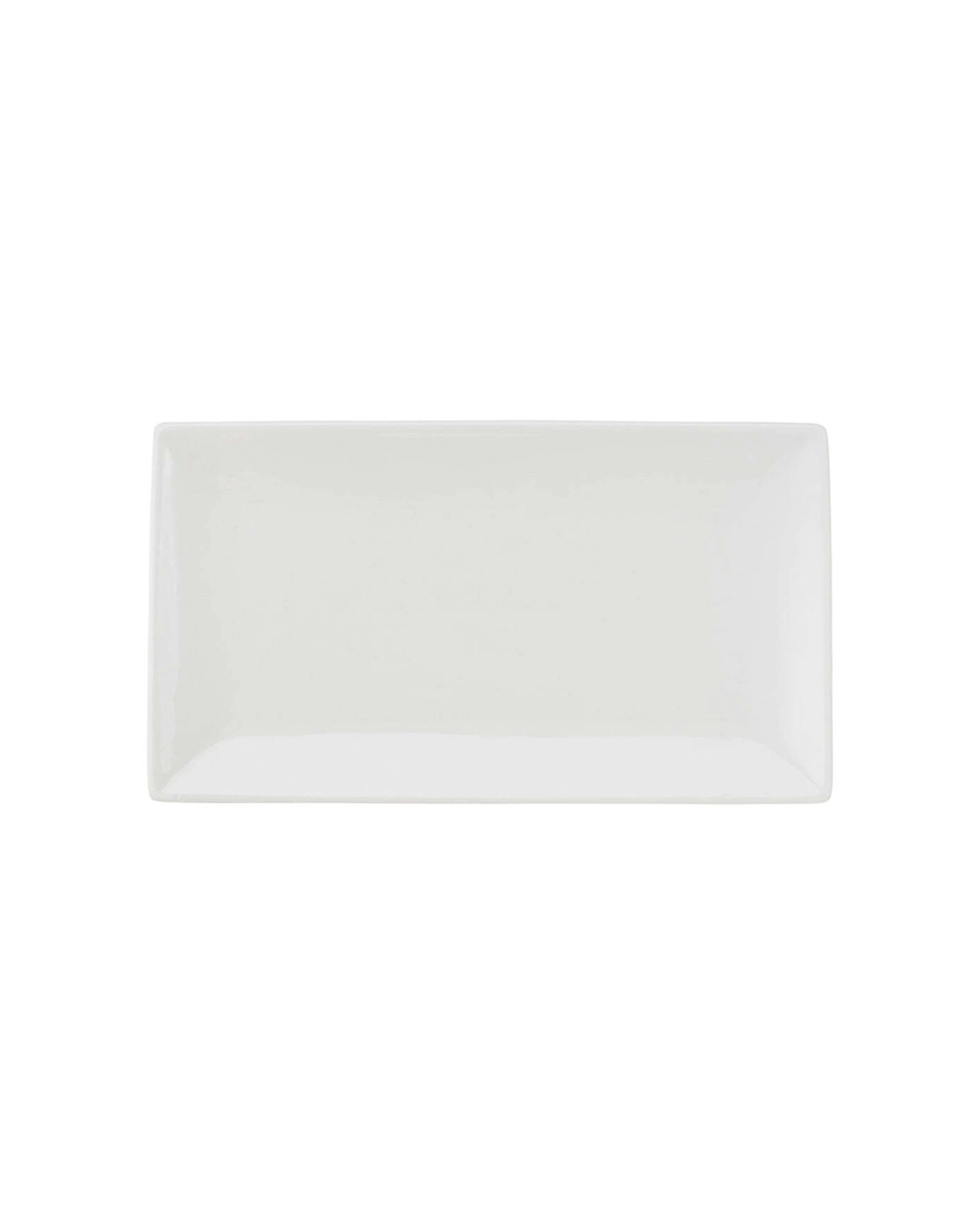 1 Maxwell & Williams Basics Rectangular Platter 34 X 19 Cm Porcelain Oven Safe - White, 1 of 3