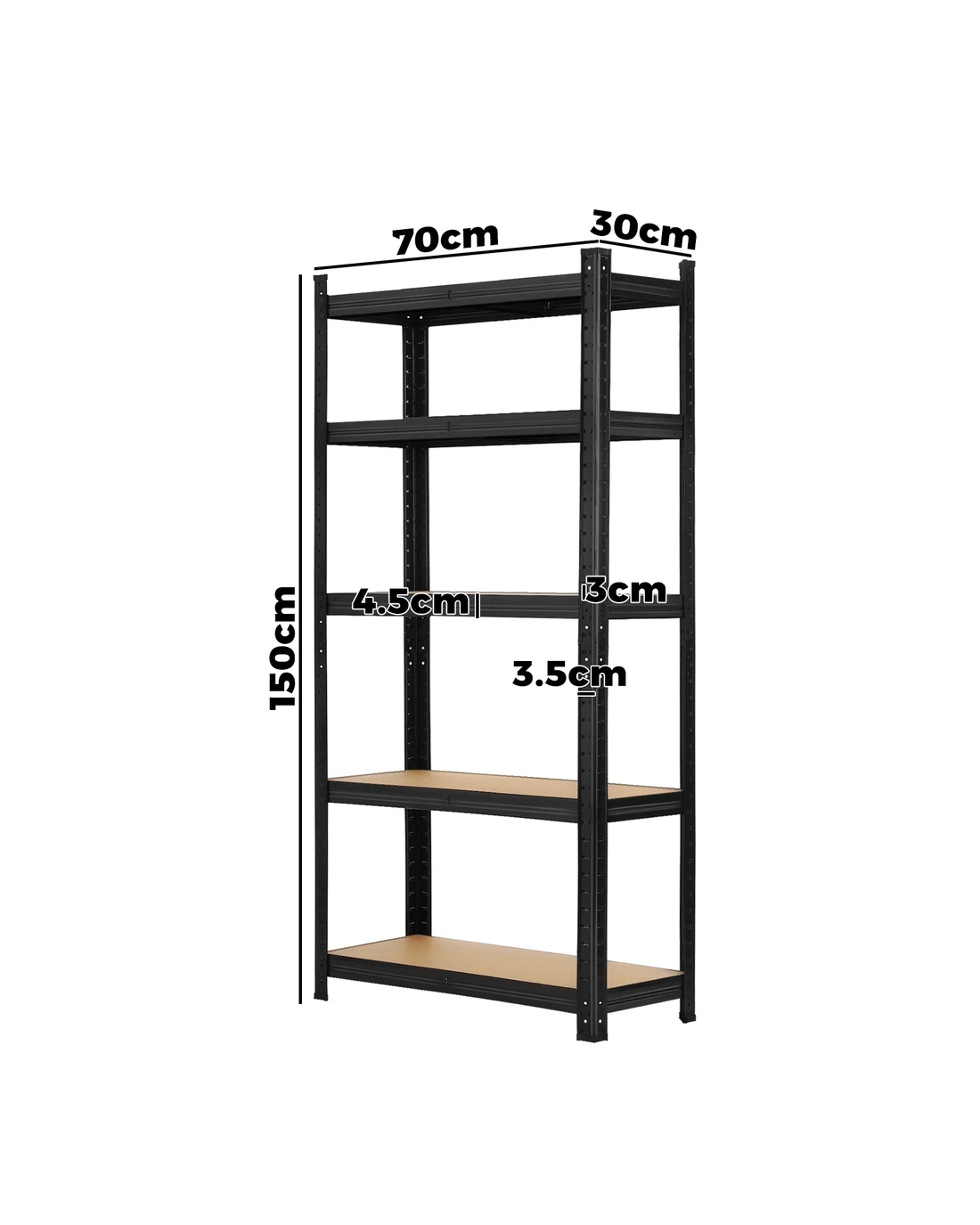 Sharptoo 3x1.5m Garage Shelving Shelves Warehouse Storage Rack Pallet ...