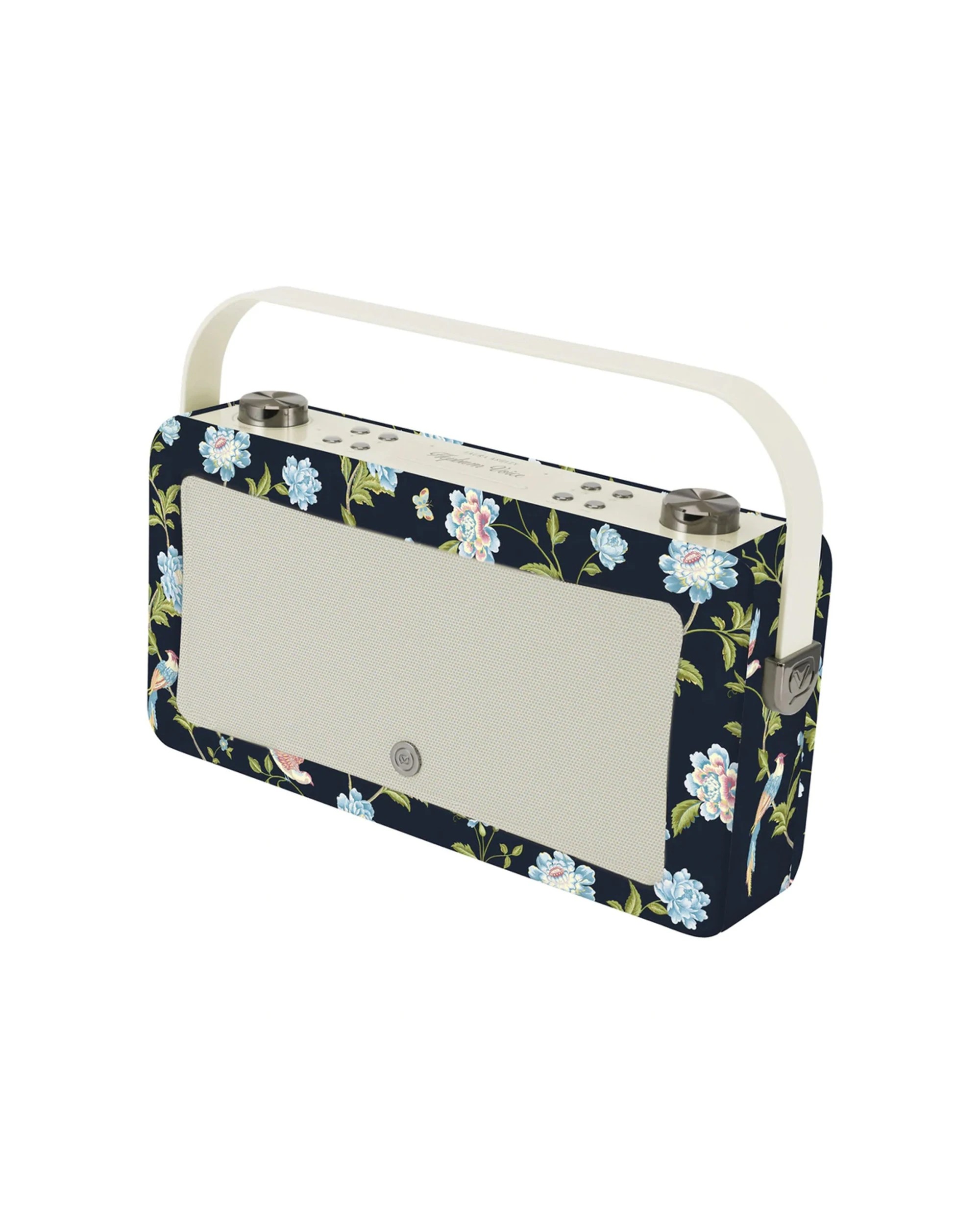 1 VQ Hepburn Voice Bluetooth Speaker Laura Ashley Elveden Navy, 1 of 4