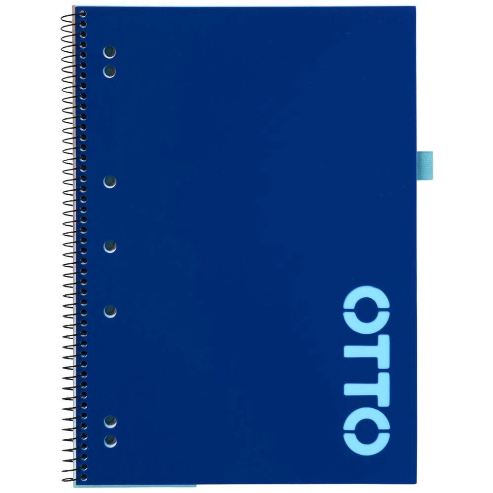 2 Otto A4 Recyled Lecture Book 140 Page Navy, 2 of 4