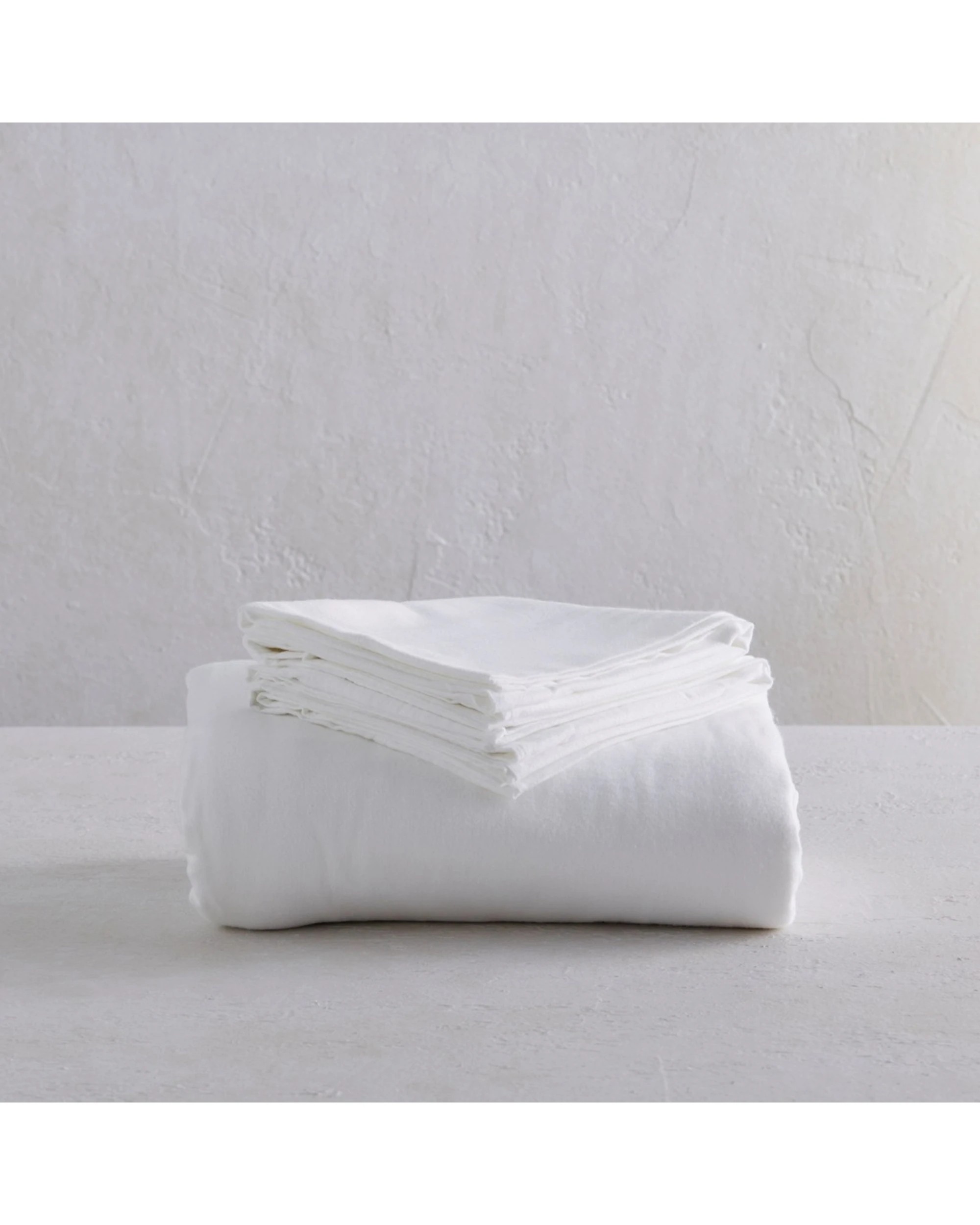 3 Bedding Co Organic Cotton Flannelette Quilt Cover Set - Queen Bed - White, 3 of 5