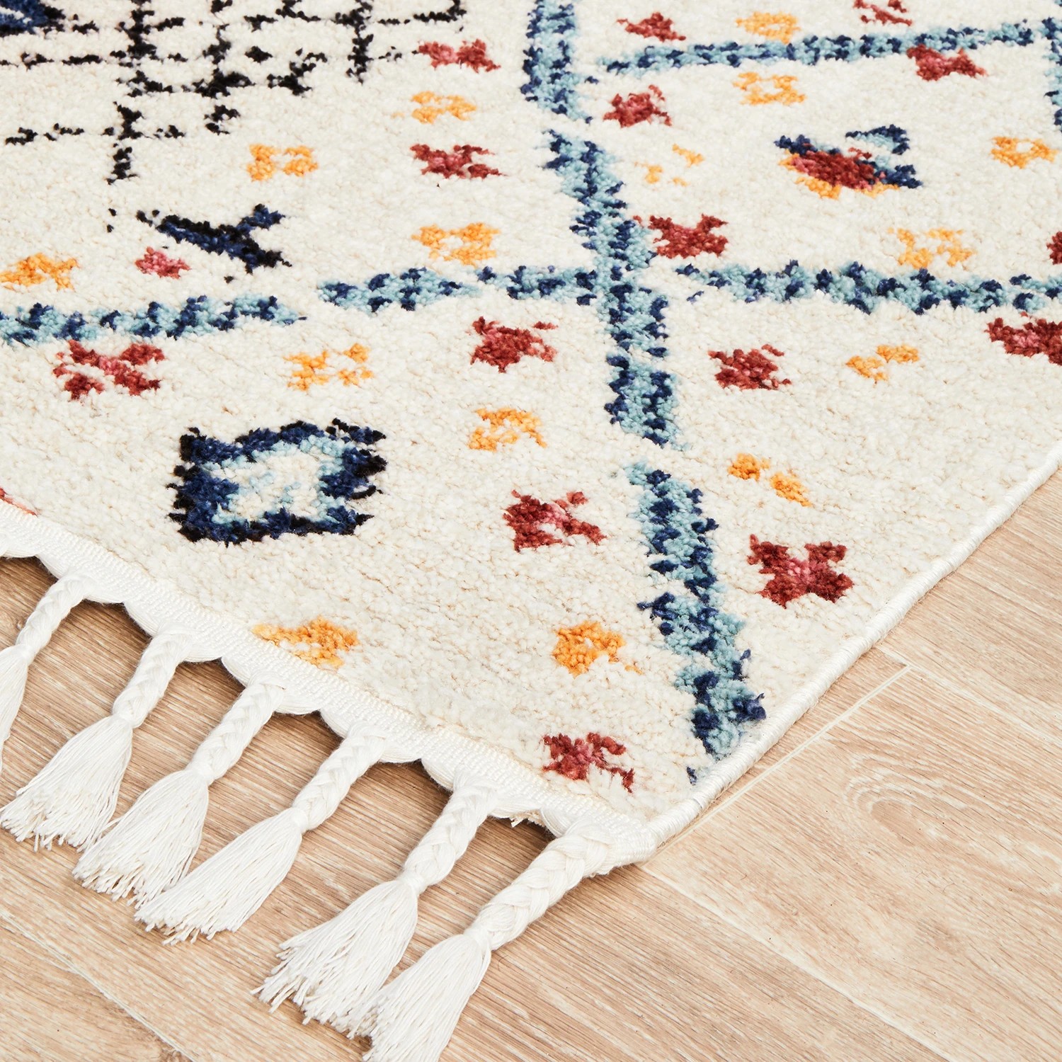 5 Common Ground Rugs Medina 111 340x240cm - Extra Large Power Loomed Pet Friendly Floor Rug - Natural, 5 of 9