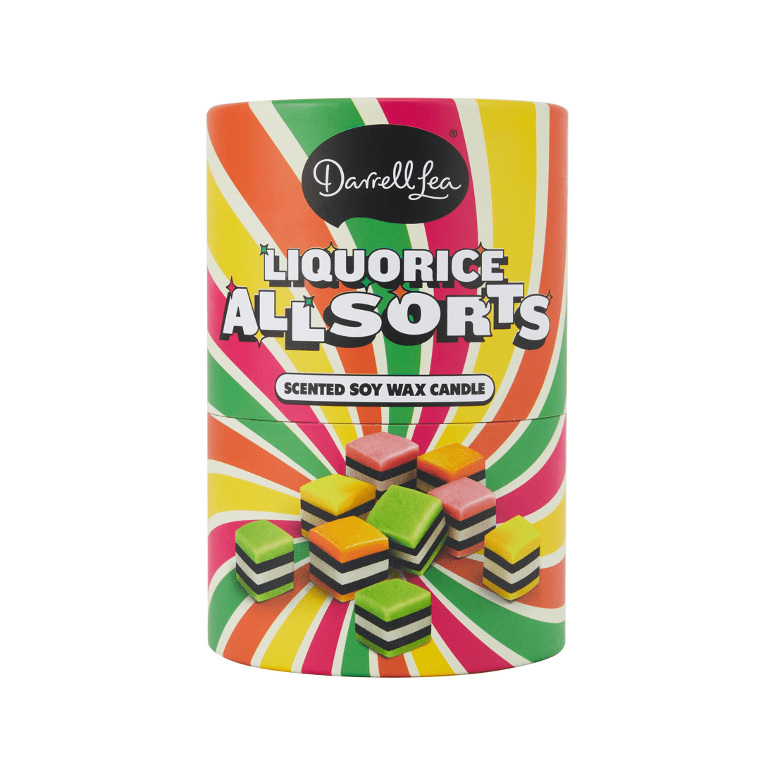 5 Darrell Lea Liquorice All Sorts Scented Soy Wax Candle, 5 of 6