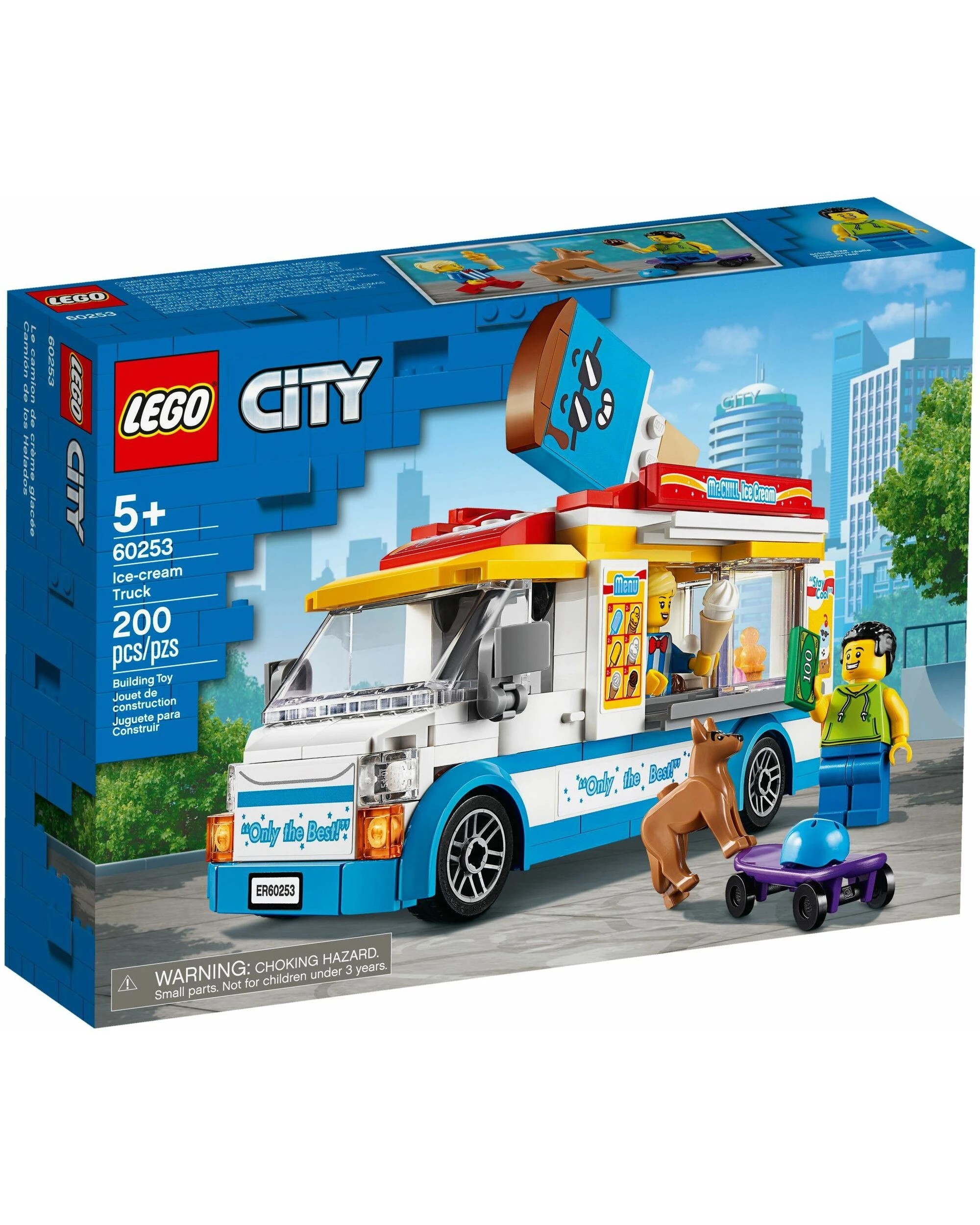 1 LEGO 60253 City Great Vehicles Ice-Cream Truck Toy, 1 of 5