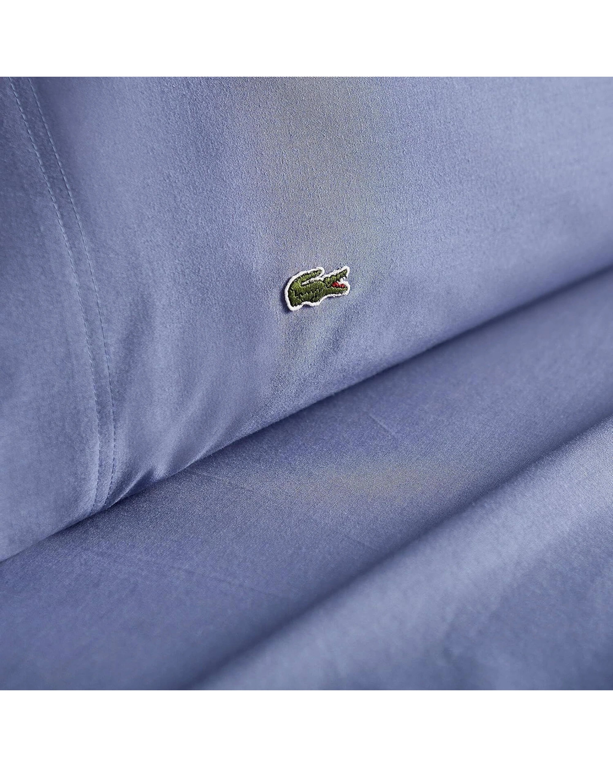 3 Lacoste 4-Piece California King Bed Sheet Set in Slate Blue - King Bed, 3 of 5