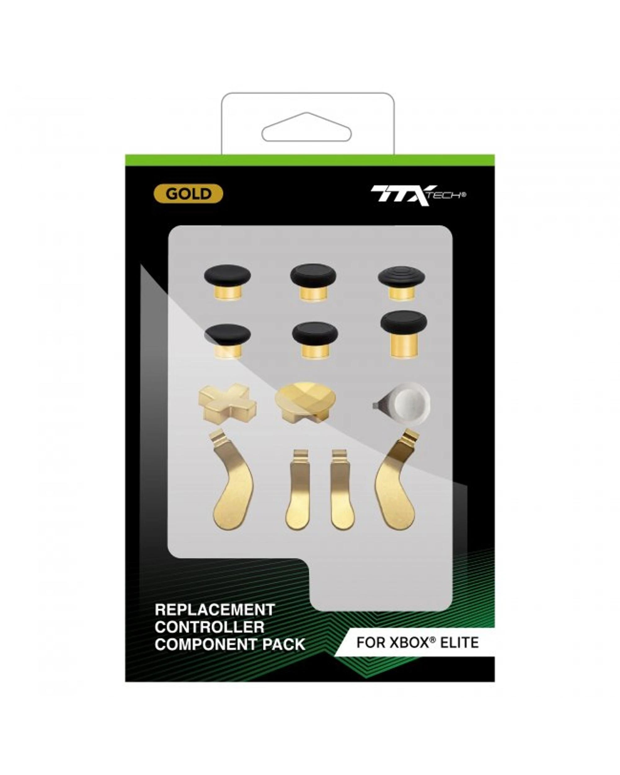 1 TTX Tech Replacement Controller Component Pack for Xbox Elite - Gold, 1 of 2
