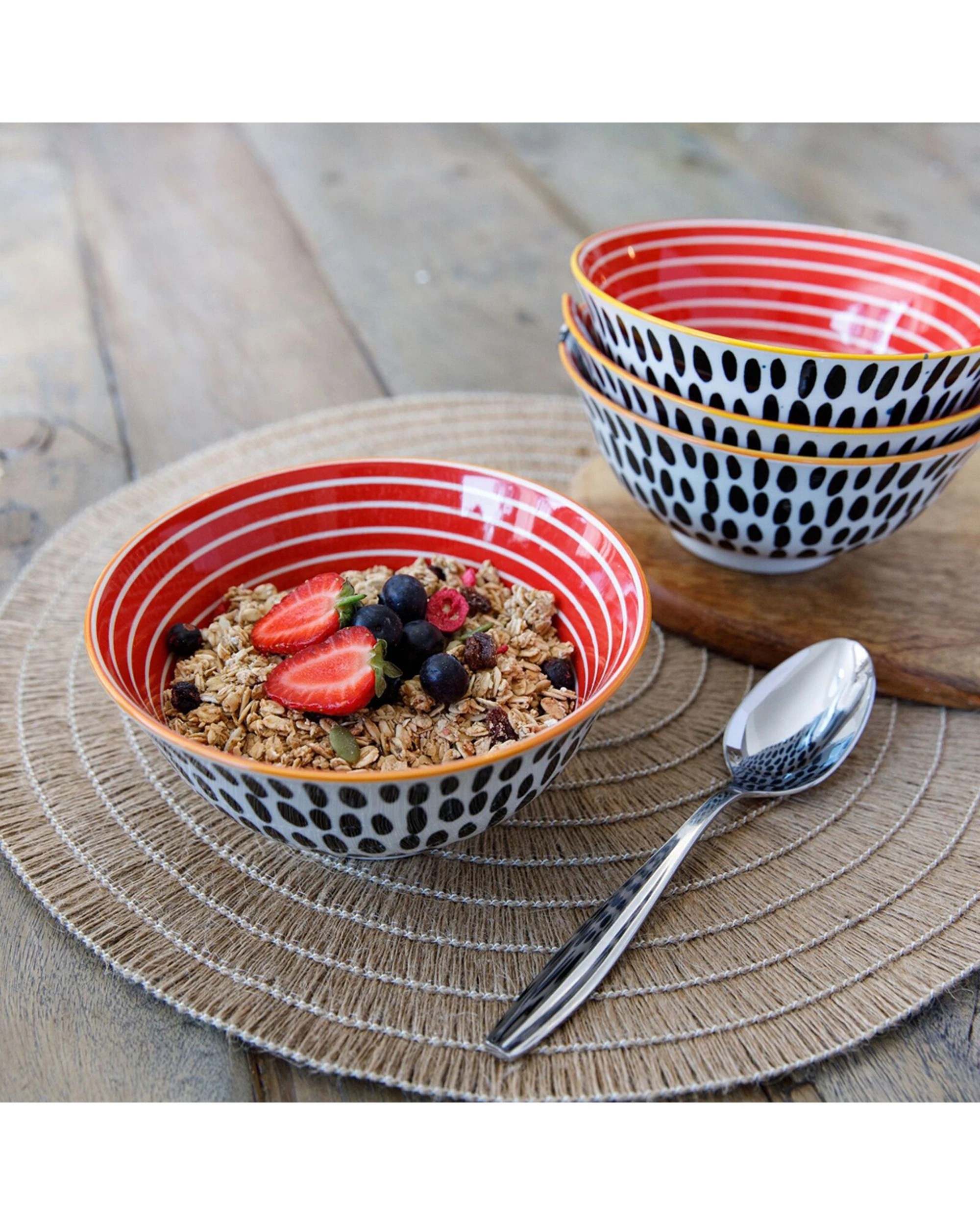 7 Mikasa 4pc Does It All Kitchen Glazed Bowl 15.7cm Durable Microwave Dishwasher Safe - Multi, 7 of 7