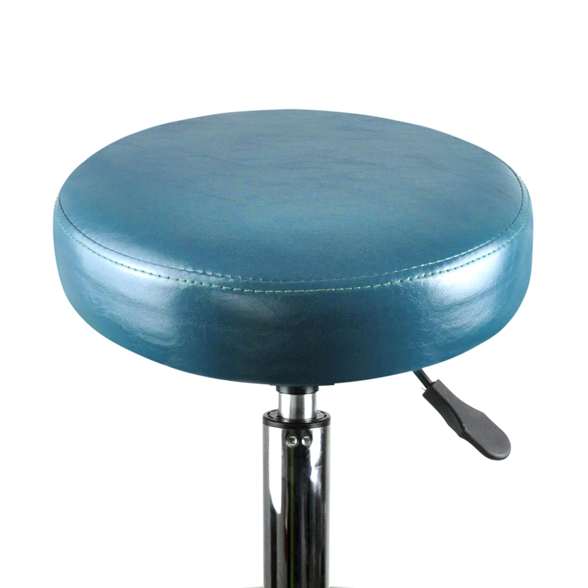 2 Levede 4x Swivel Bar Stools  Teal, 2 of 7