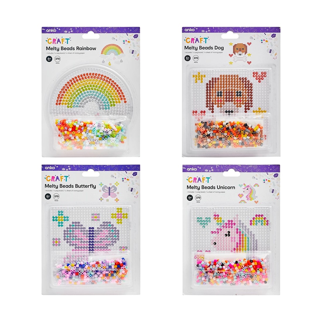 1 370 Piece Melty Beads - Assorted, 1 of 9