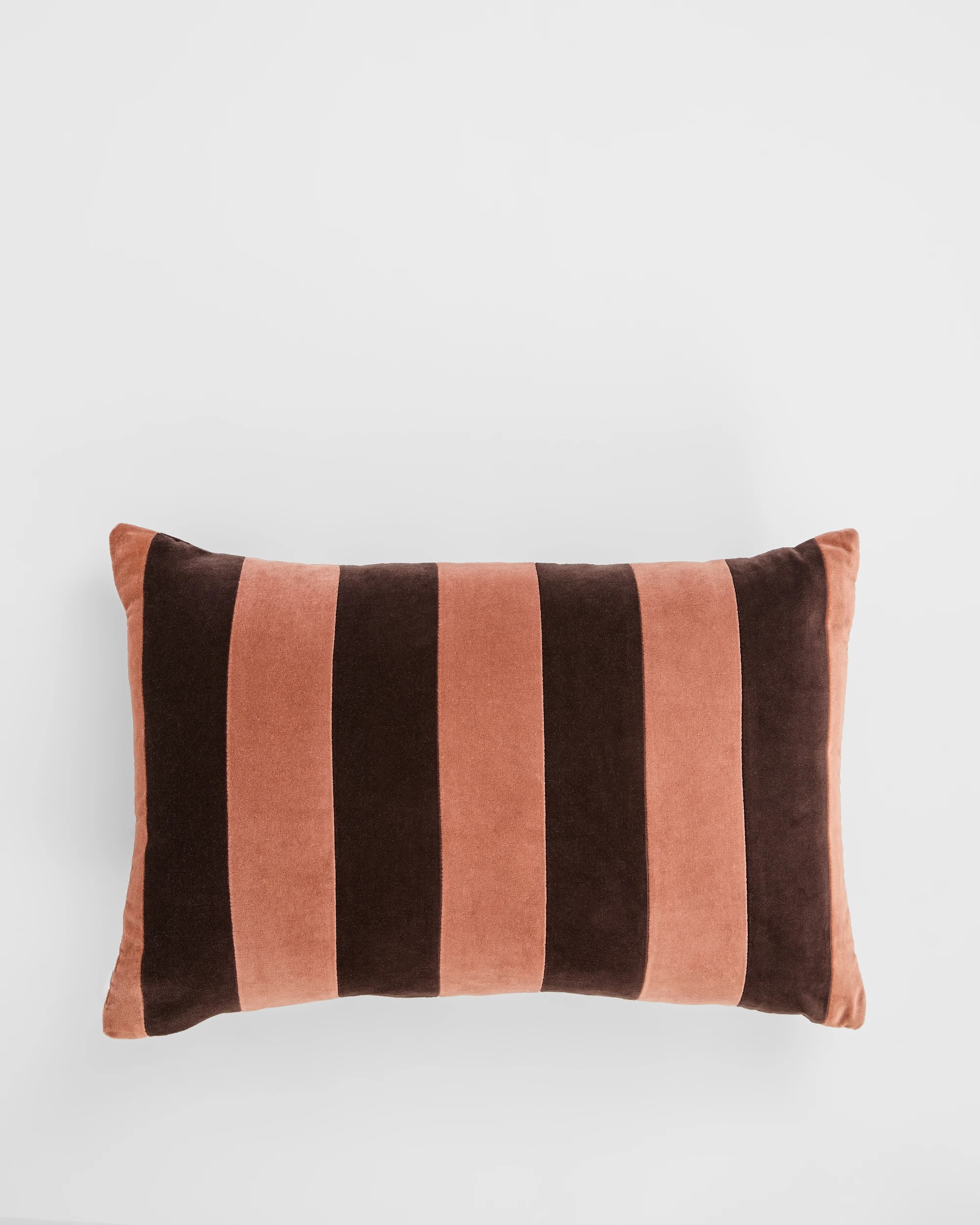 1 Target Lacy Velvet Stripe Cushion - Brown, 1 of 2