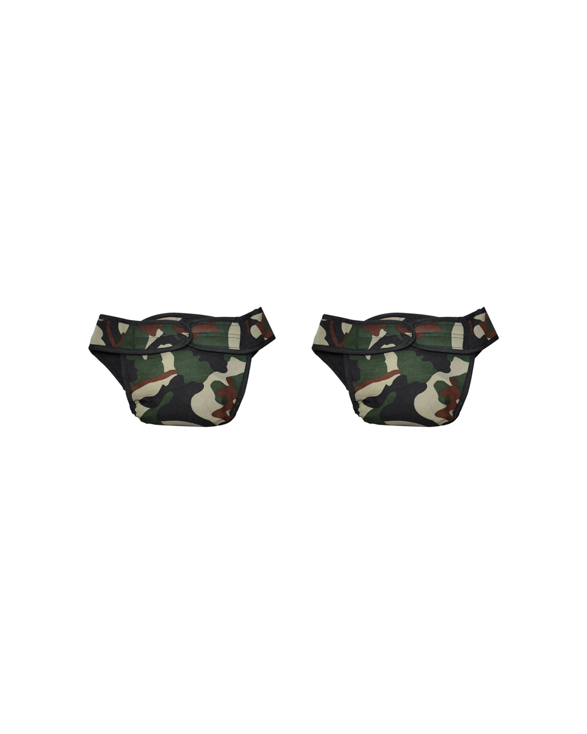 1 Cotton More 2pc Female Dog Reusable Sanitary Underpants Diaper Cotton 2XL - Pattern, 1 of 2