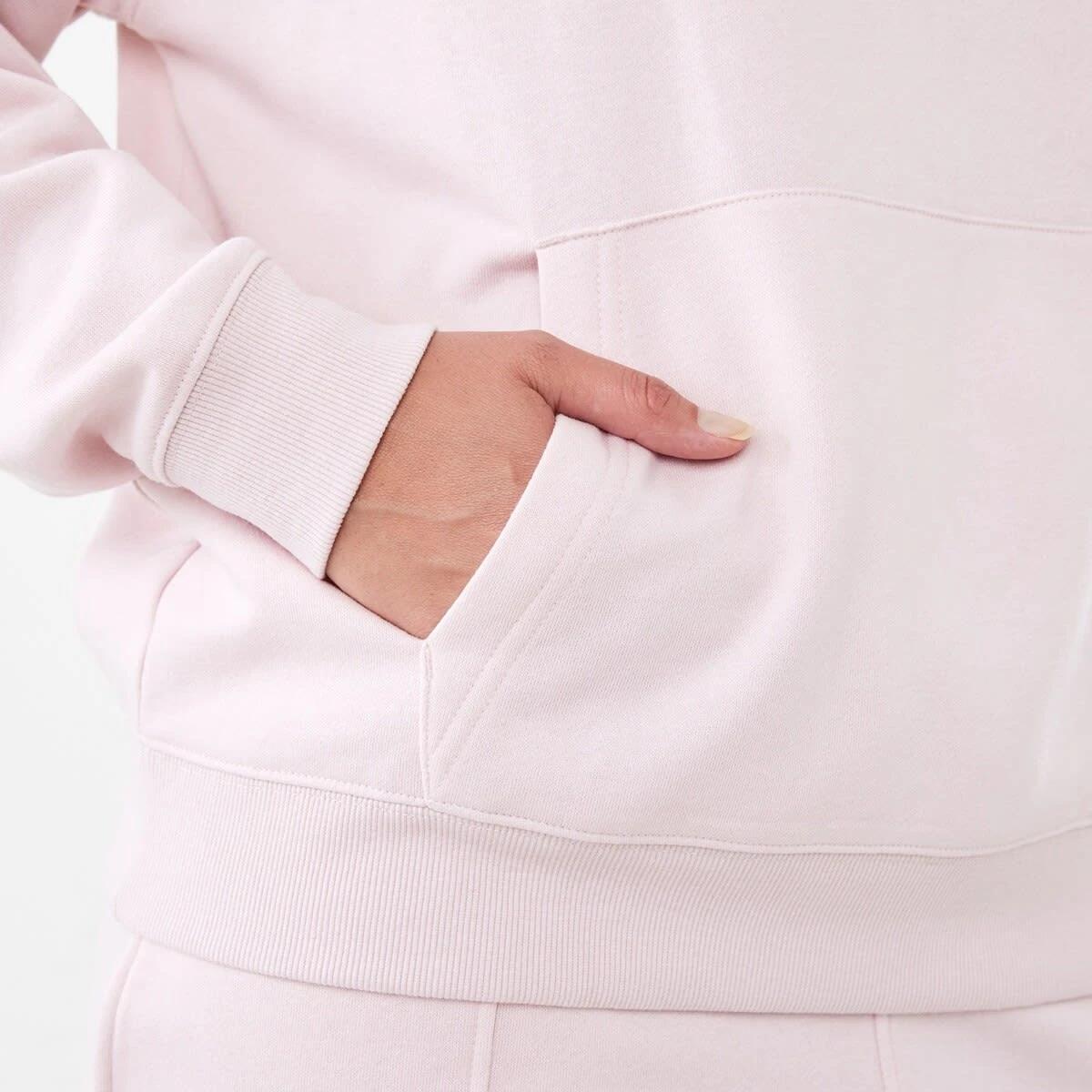6 Active Womens Core Pop Over Hoodie Aura Pink, 6 of 6
