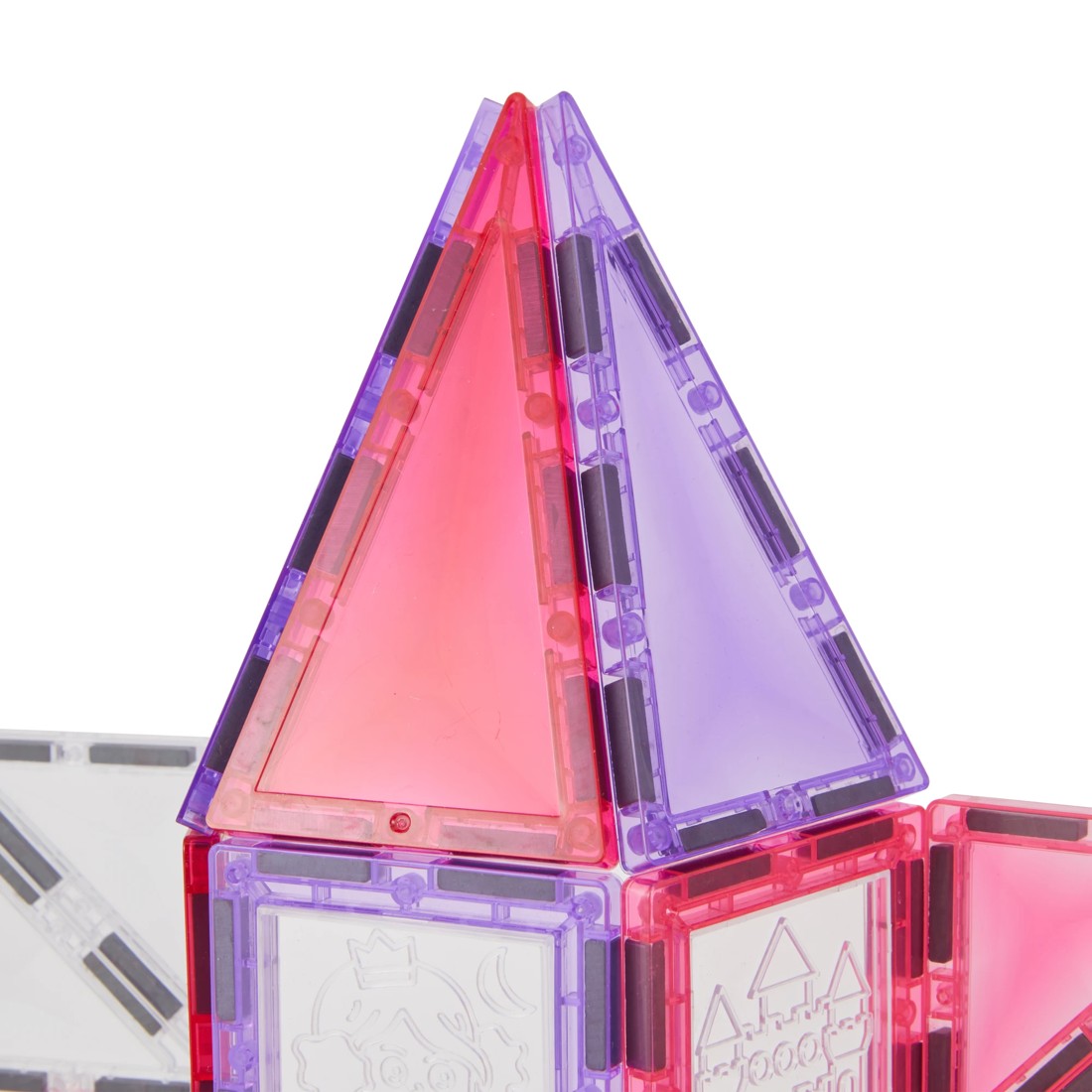 6 47 Piece Magnetics Paint Your Own Castle Playset, 6 of 10