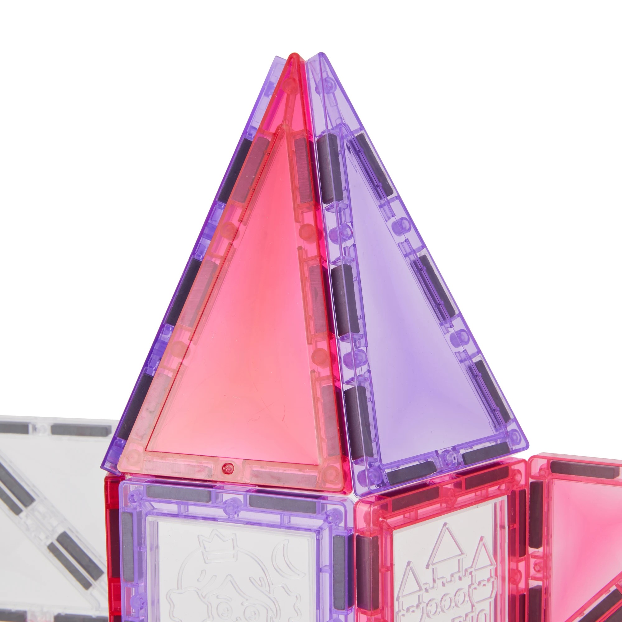 6 47 Piece Magnetics Paint Your Own Castle Playset, 6 of 10