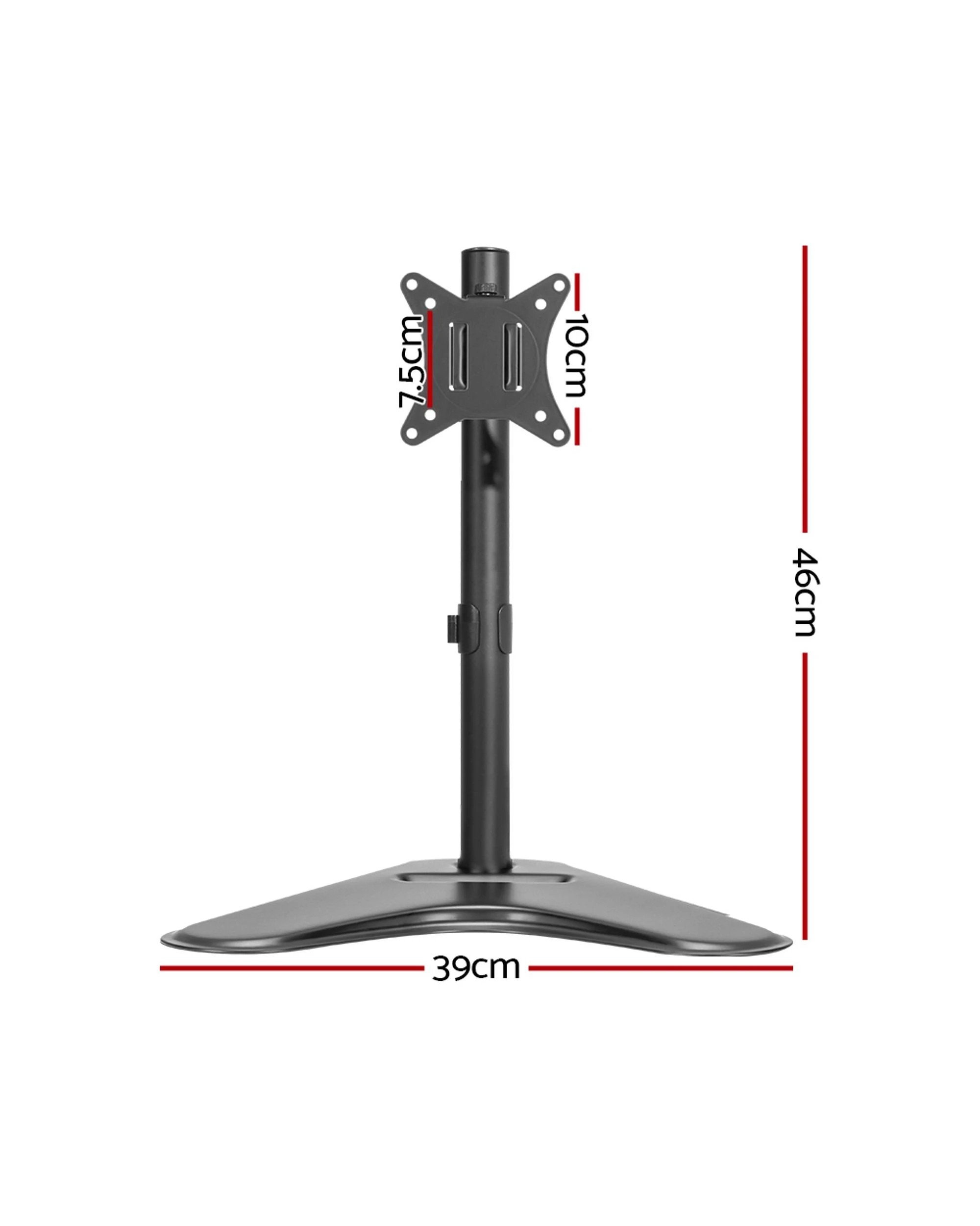 2 Artiss Monitor Arm Desk Mount Screen Holder - Black, 2 of 8