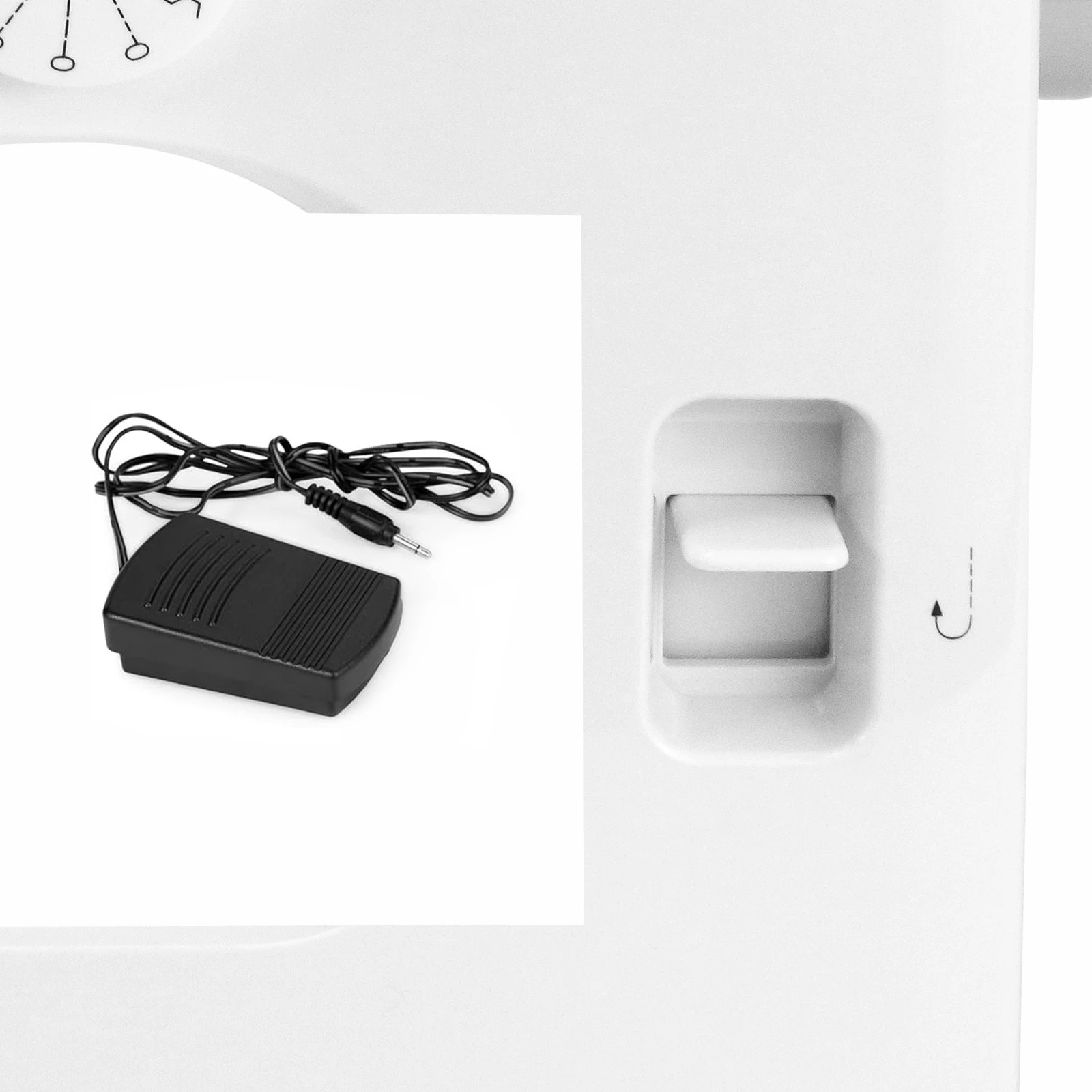 7 Ausway Mini Sewing Machine Electric Reverse Stitching Portable 38 Stitch Patterns, 7 of 7