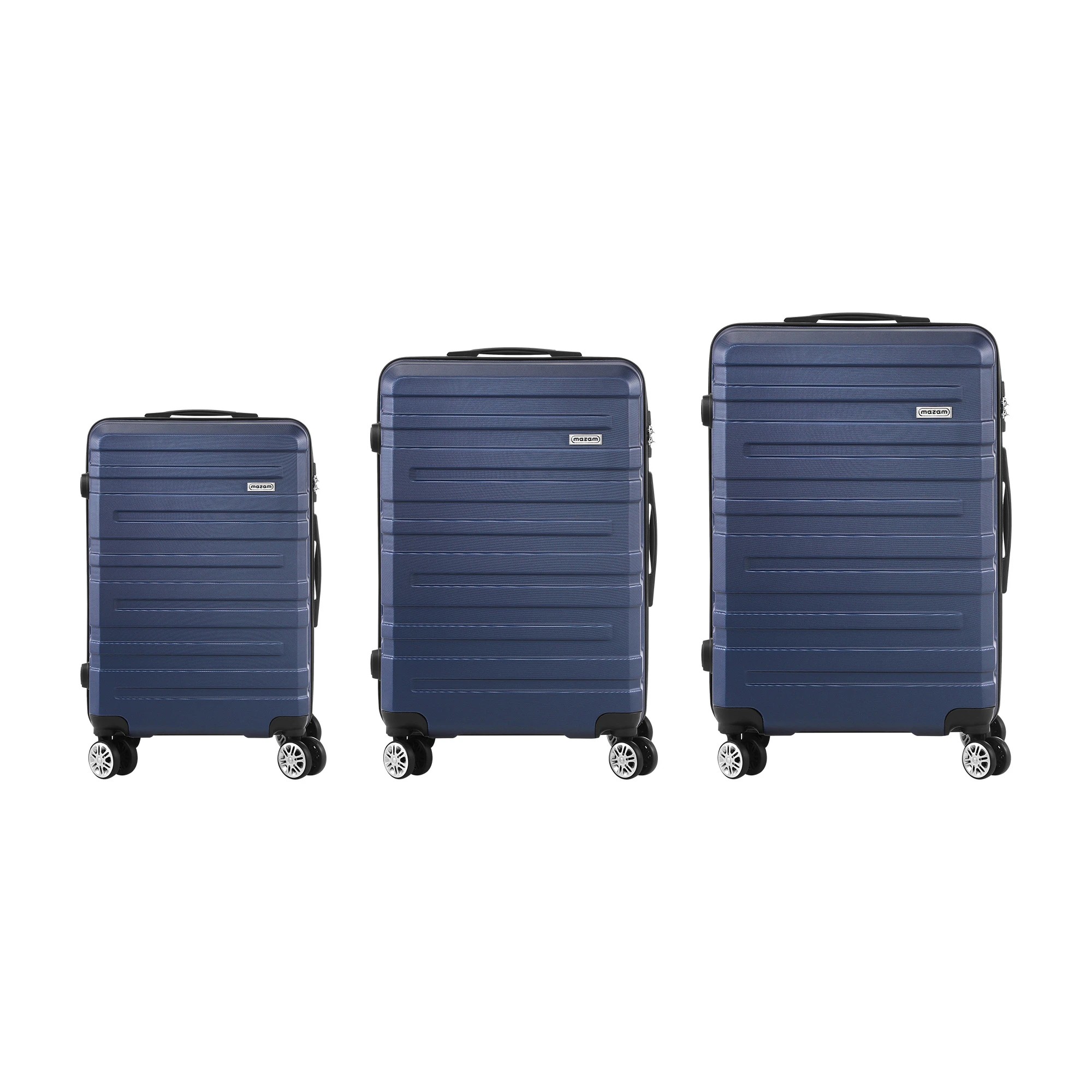 6 Mazam 3PCS Luggage Suitcase Trolley Set Travel TSA Lock ABS Hard Case - Blue, 6 of 8