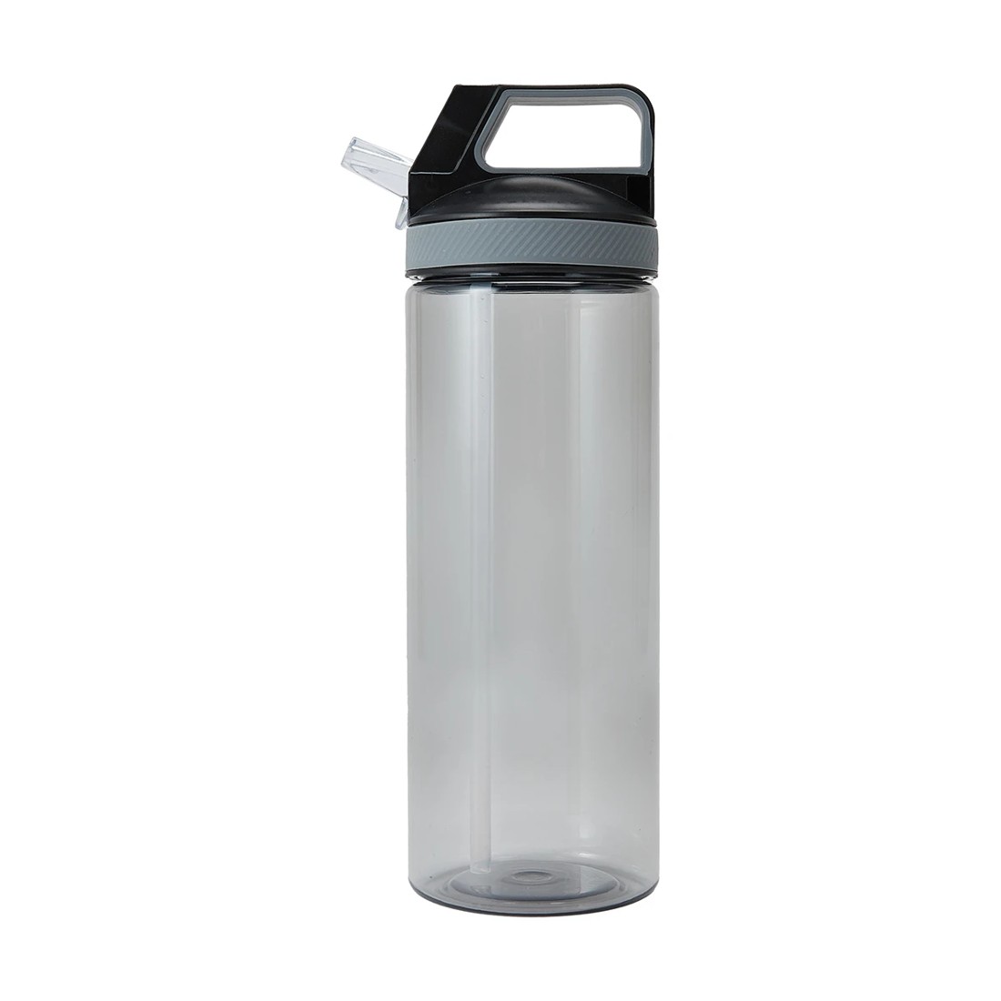 1 1L Charcoal Flip Top Drink Bottle with Handle, 1 of 9