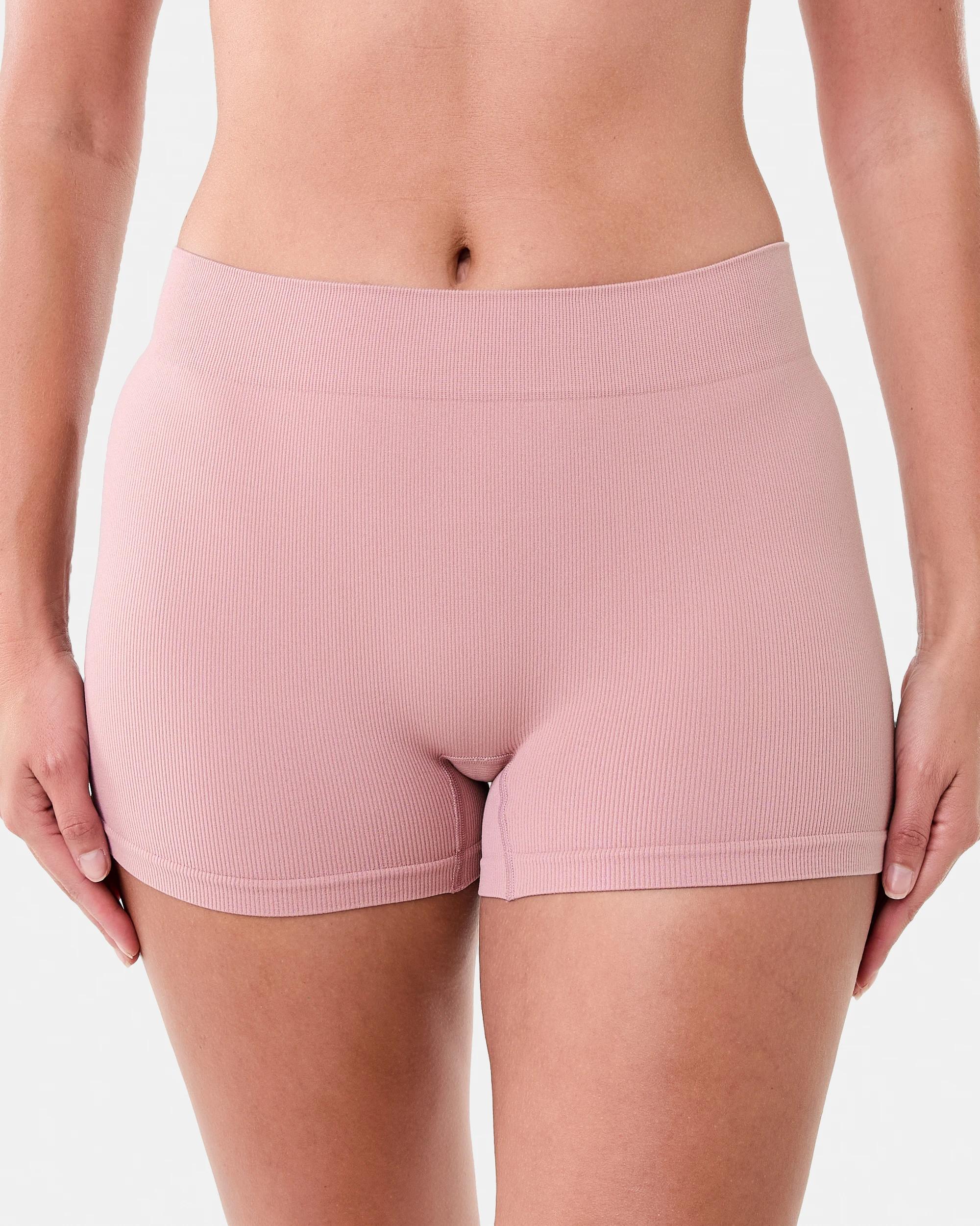 3 3 Pack Ribbed Shorties Rq Pk Nb, 3 of 8