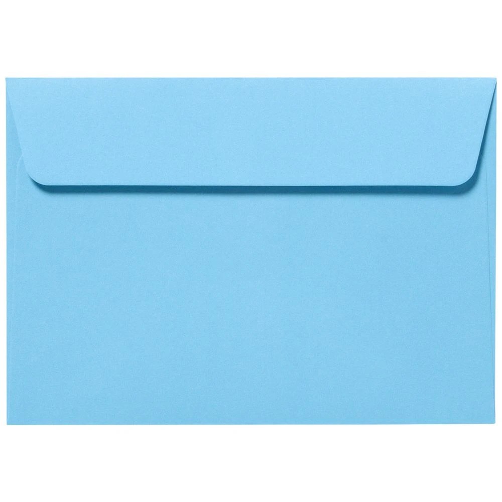 3 PPS C6 Printed Coloured Envelopes Bonnie Blue 10 Pack, 3 of 3