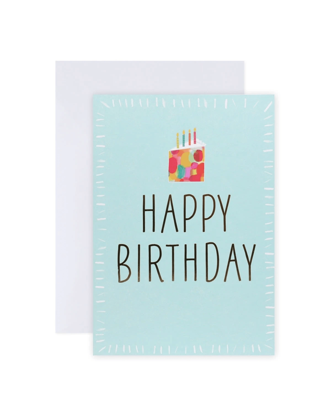 1 Hallmark Midi Colossal Birthday Card - Colourful Cake, 1 of 2
